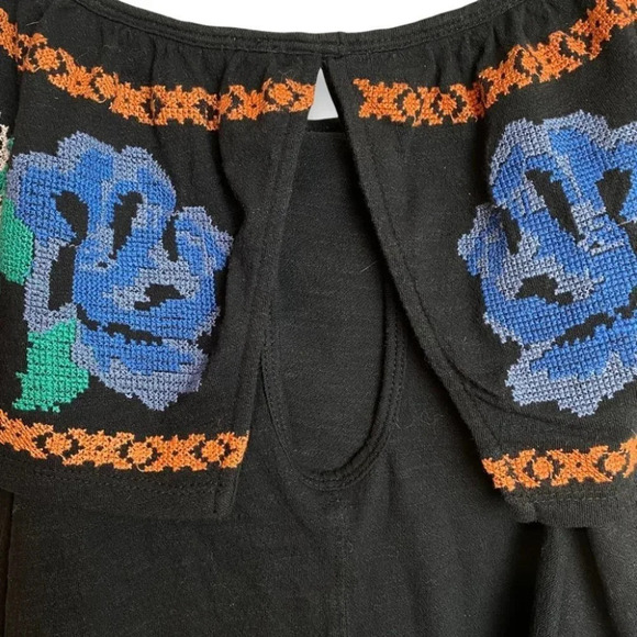 Free People Floral Embroidered Loose Fit Top - Picture 5 of 9